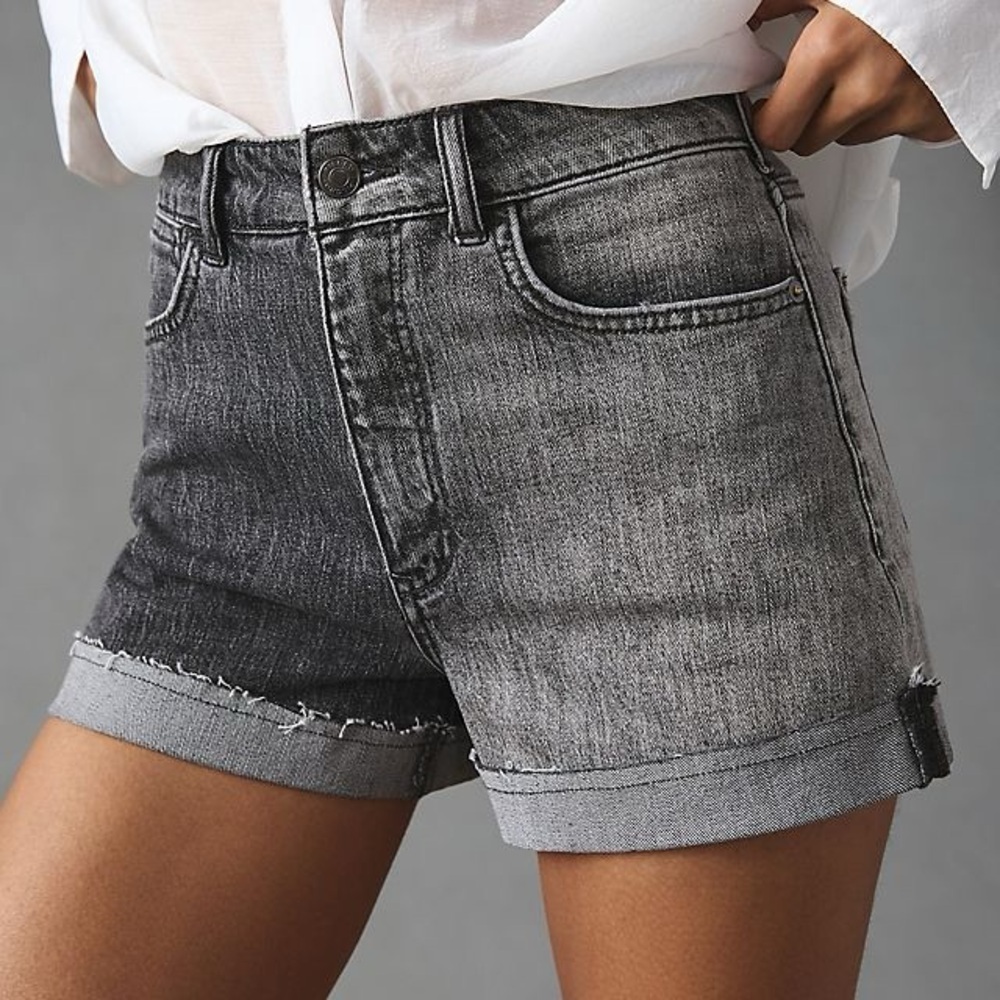 Anthropologie Pilcro Signature High-Rise Shorts Size 28 EUC - Picture 2 of 8